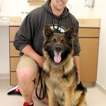 Leon is handled by Chris Hemauer, deputy sheriff with the Manitowoc County Sheriff’s Office