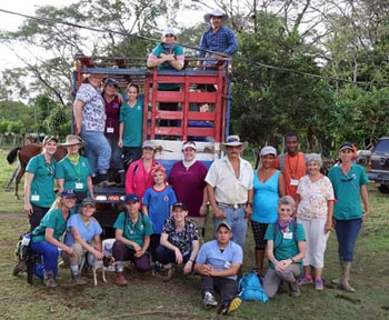 Equitarian Initiative team in Costa Rica