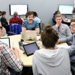 Doctor of Veterinary Medicine students in the classroom