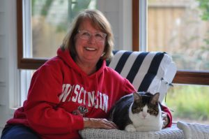 Photo: Mickey Michuda and her cat Charlie