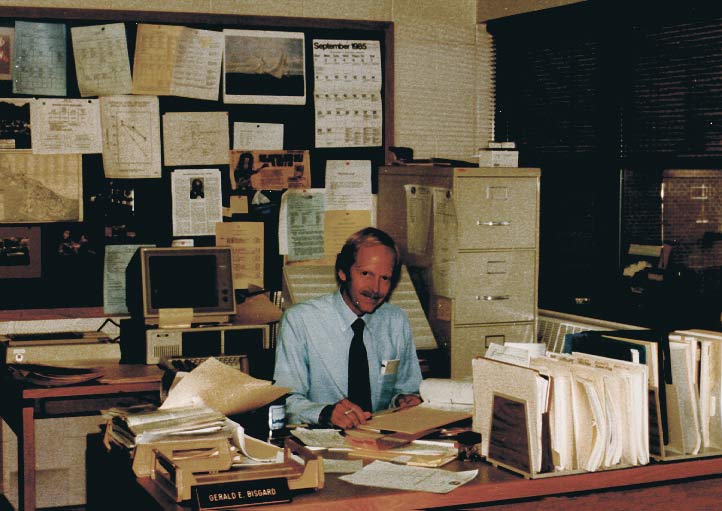 Archival photo of Gerald Bisgard