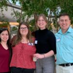 Inaugural cohort of PREP scholars: Autumn Rain Chevalier, Alaina Houghton-Chamberlain, Jessica Lysne, and Mitchell Armstro